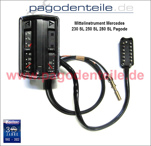 Mittelinstrument Mercedes 230 SL Pagode